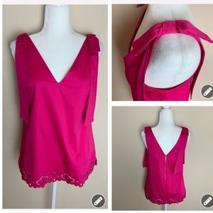 NWT! Ted Baker London bow strap tank #1931